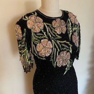 Vintage Scala beaded dress